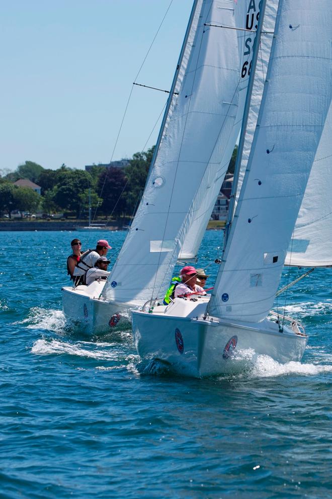 Sonars from US VI and Warrior Sailing Program at Clagett 2016 ©  Billy Black / Clagett Regatta